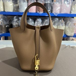 Hermès Picotin 18cm Tas in Crème - 1:1 Replica Kwaliteit en Snelle Levering 1156796918 - front view | Hermès