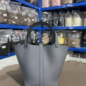 Hermès Picotin 18cm Replica - 1:1 Kwaliteit en Echt Leer in Prachtig Design 1156796556 - side view | Hermès